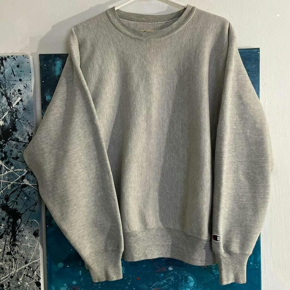 Champion Men's Grey Sweatshirt